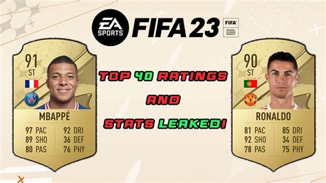 fifa 23 stats